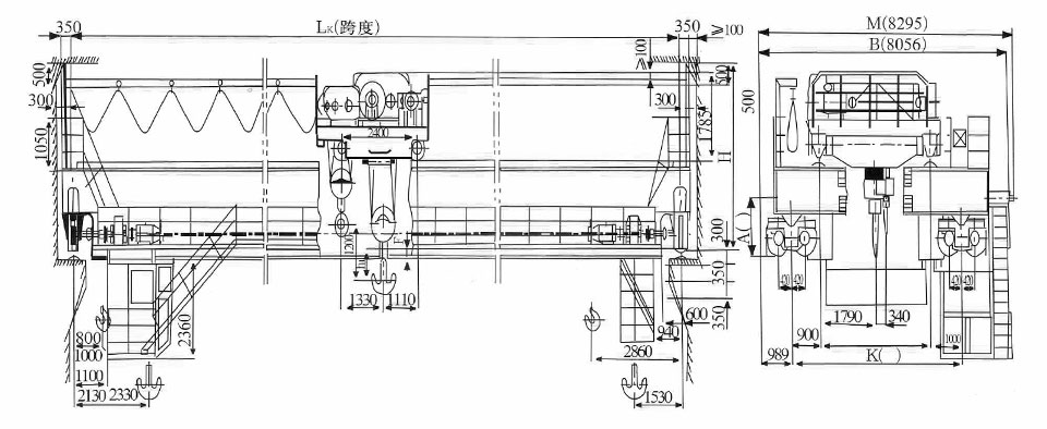 QD型5-200T雙梁橋式起重機(jī)